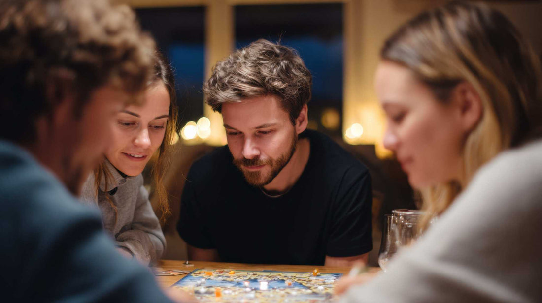groep mensen die gezelschapsspel spelen