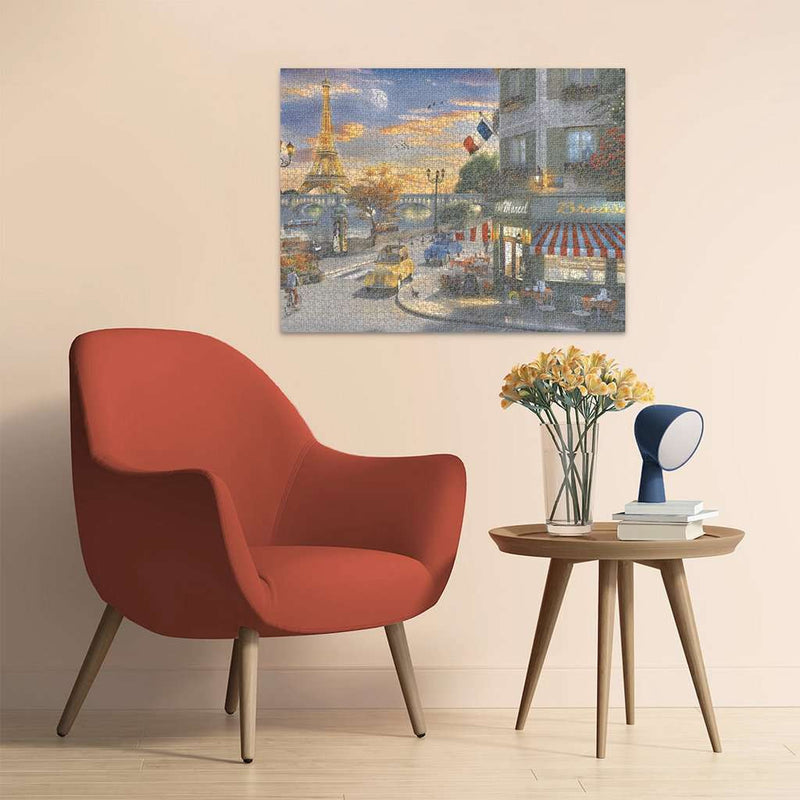 Romantische avond in Parijs - Puzzel 2000 stukjes - Ravensburger 00016716, afgewerkte puzzel