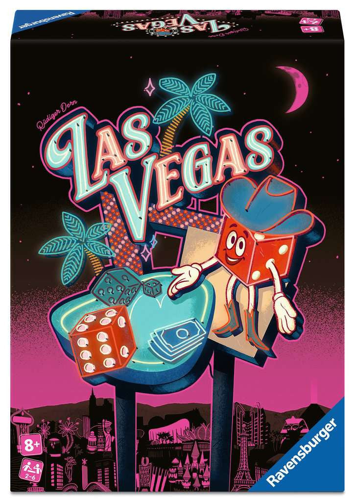 Las Vegas - Spannend dobbelspel van Ravensburger, doos voorkant