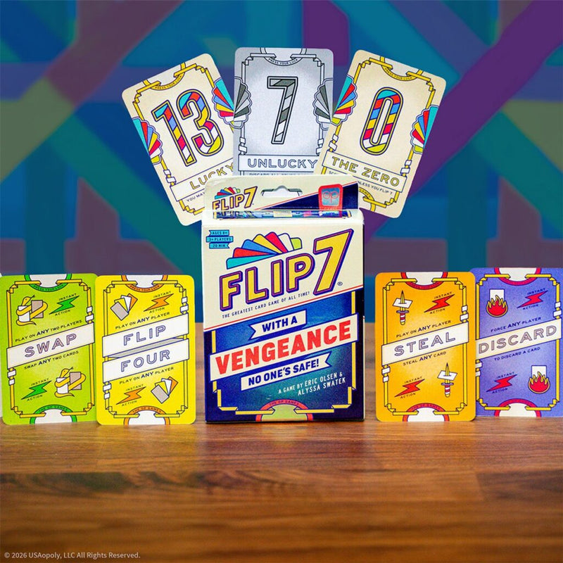 Flip 7 with a vengeance - Spannend kaartspel
