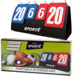 Draagbaar scorebord compleet met verpakking voor sport en spel