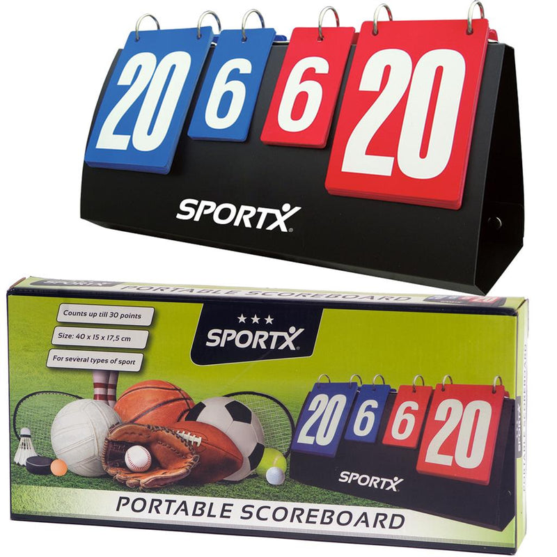 Draagbaar scorebord compleet met verpakking voor sport en spel