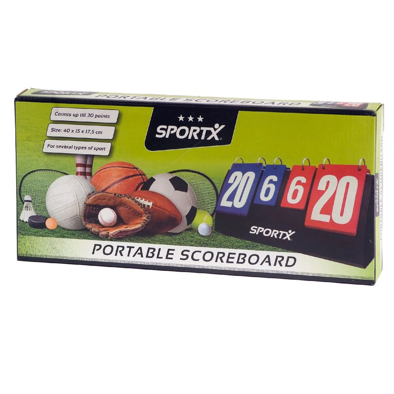 Verpakking van draagbaar scorebord voor sport en spel