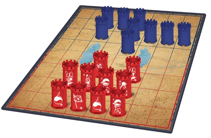 STRATEGO QUICK BATTLE - JUMBO, speelbord en speelstukken