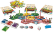 Speelstukken van Takenoko uitgespreid op tafel