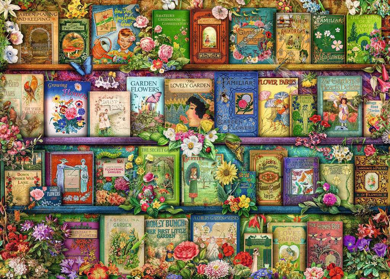 Vintage Tuinboeken - Puzzel 1000 stukjes - Ravensburger 12000183, print