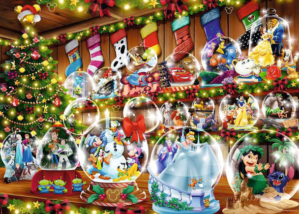 Snowglobes - Puzzel 1000 stukjes - Ravensburger 12000537
, disney figuren in sneeuwbollen