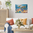 Blauwe onderwaterwereld - Puzzel 1000 stukjes - Ravensburger 12000577, puzzel aan de muur