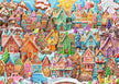 Christmas Cookie Village - Puzzel 1000 stukjes - Ravensburger 12001267, print van een koekjesdorp