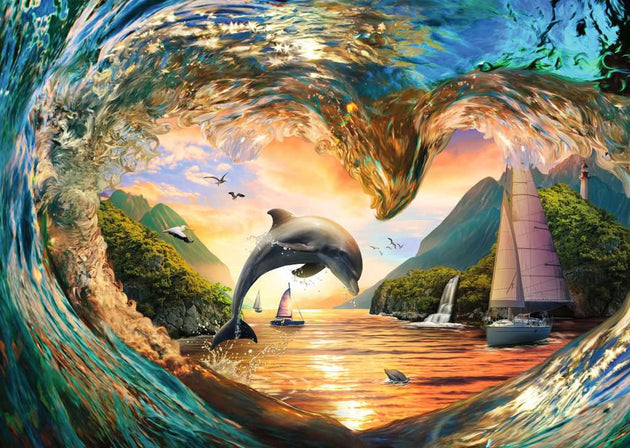 Sunset Splash - Puzzel 1000 stukjes - Ravensburger 12001711, print