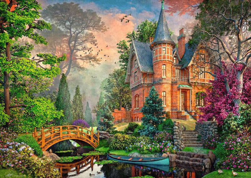 Terracotta Mansion - Puzzel 1000 stukjes - Ravensburger 12001717, print