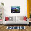 Aurora over Kirkjufell- Puzzel 1000 stukjes - Ravensburger 12001744, afgewerkte puzzel aan de muur