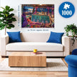 Campervan  - Puzzel 1000 stukjes - Ravensburger 12001757, afmetingen van de puzzel