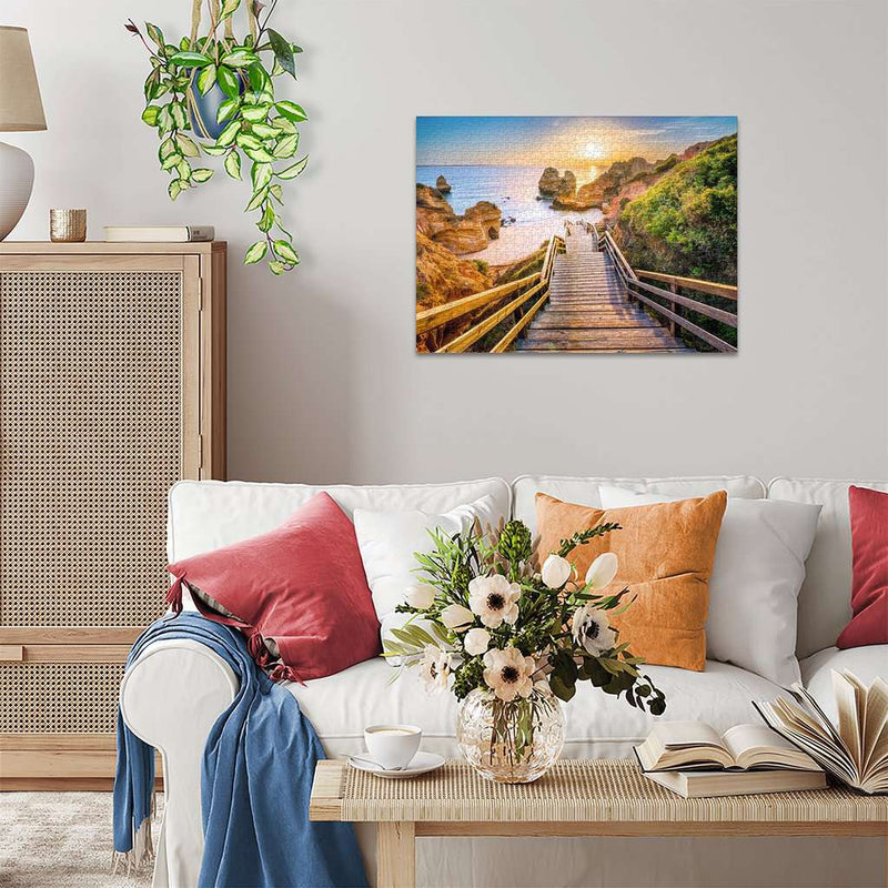 Stairway to Camilo Beach - Puzzel 1000 stukjes - Ravensburger 12001761, puzzel aan de muur