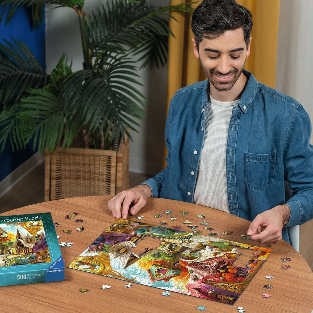Home Sweet Home - Puzzel 500 stukjes - Ravensburger 12001843, aan het puzzellen
