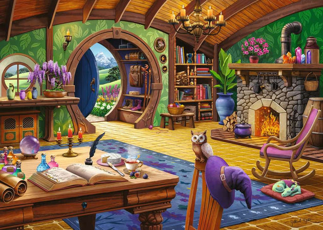 Charmed Cottage - Puzzel 1000 stukjes - Ravensburger 12001849, geprinte afbeelding