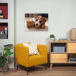 Cuddle buddies - Puzzel 500 stukjes - Ravensburger 12001903, afgewerkte puzzel aan de muur