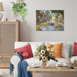 Lazy days by the stream - Puzzel 1000 stukjes - Ravensburger 12001982, dorpspuzzel met stenen huizen en dorpsbewoners