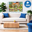 Rose Cottage - Puzzel 1000 stukjes - Ravensburger 12001985, bloemenpuzzel met landhuisje