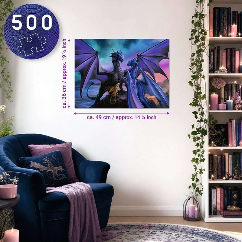 Iron Flame - Romantasy Collectie puzzel 500 stukjes - Ravensburger, puzzel aan de muur
