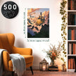 Onyx Storm - Romantasy Collectie puzzel 500 stukjes - Ravensburger, afgewerkte puzzel aan de muur