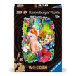 Ravensburger Wooden Beautiful Birds puzzel doos front view met kleurrijke vogelillustraties