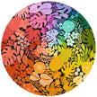 Illustratie van de Circle of Colors: Tropical puzzel van 500 stukjes in opbouw