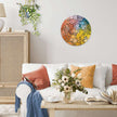 Volledig afgeronde Circle of Colors: Tropical puzzel aan de muur als kleurrijke eyecatcher