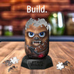 Chewbacca 3D puzzel half opgebouwd op houten tafel – Ravensburger Hylkies