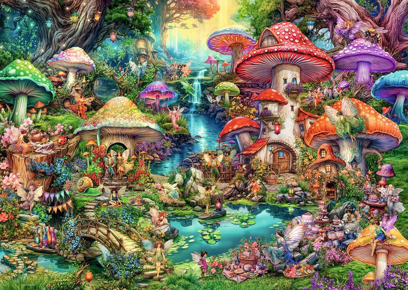 Merry Mushroom Village - Puzzel 1000 stukjes - Ravensburger 120012580