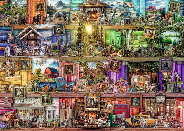 Library of dogs - Puzzel 1000 stukjes - Ravensburger 120012597