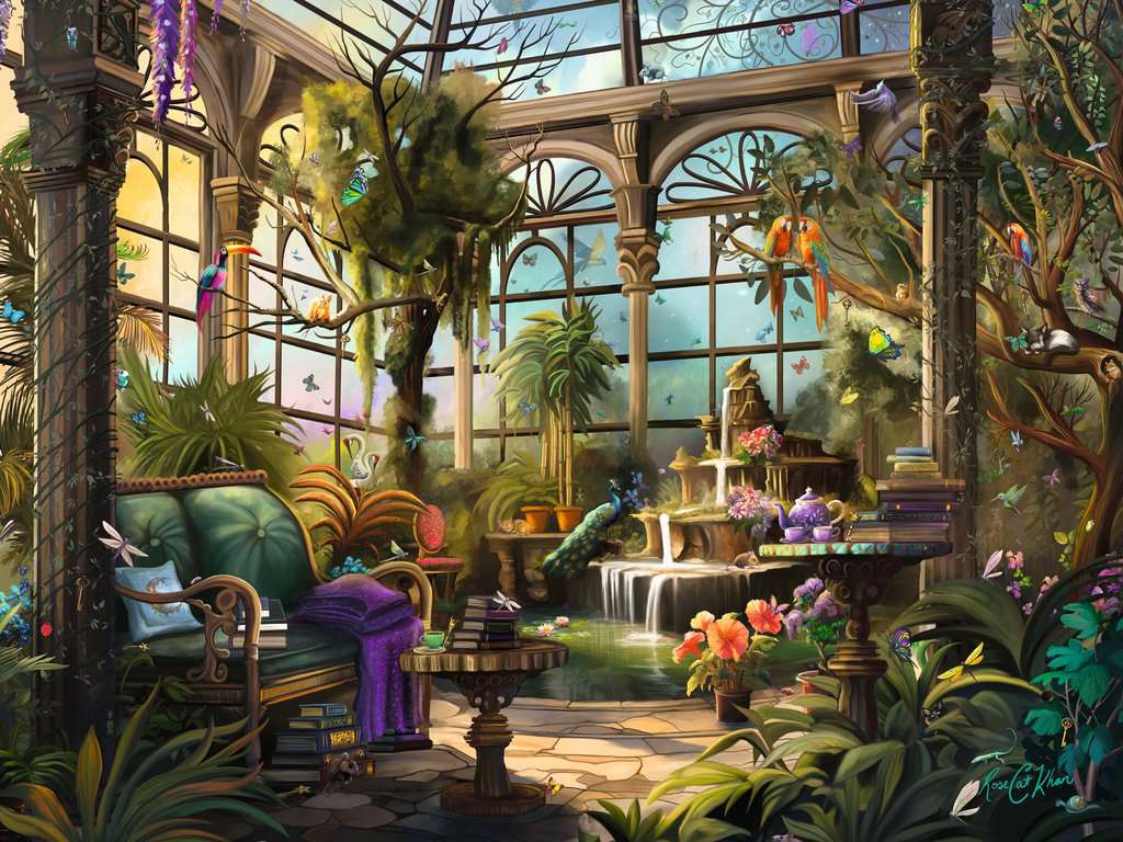 The Green House - Puzzel 1500 stukjes - Ravensburger 12001397