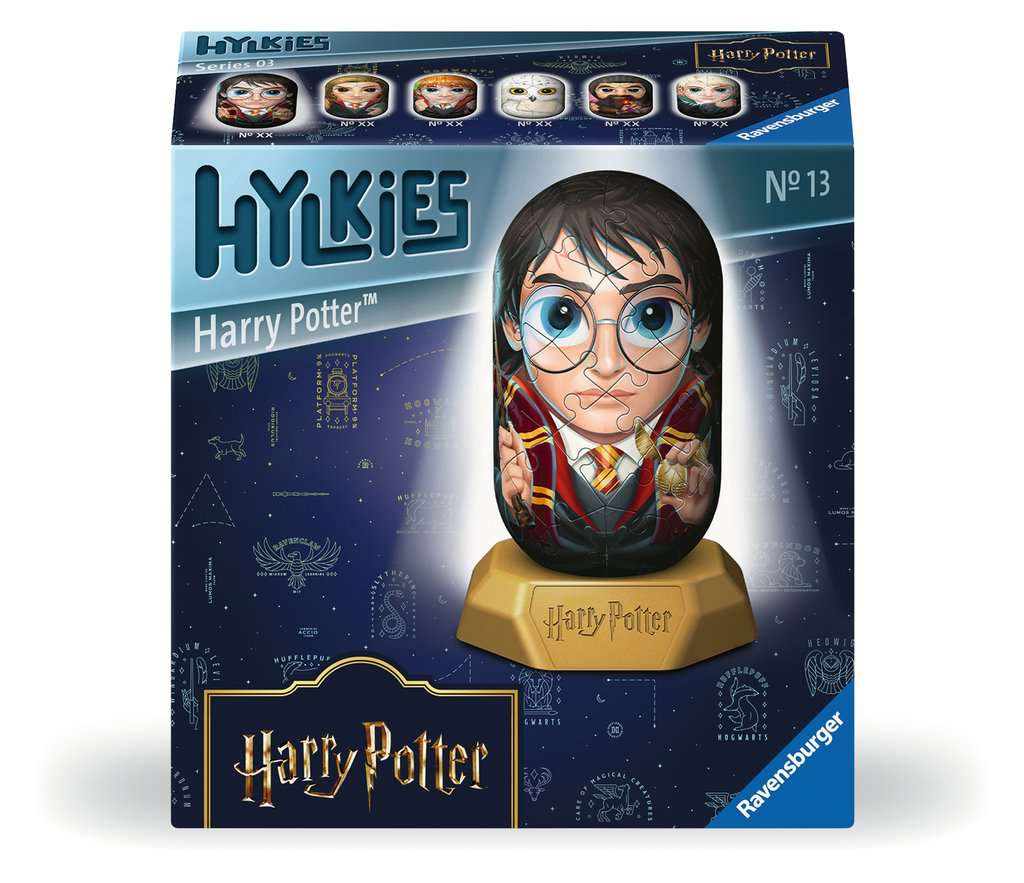 Detail van Harry Potter Hylkies 3D puzzel doos