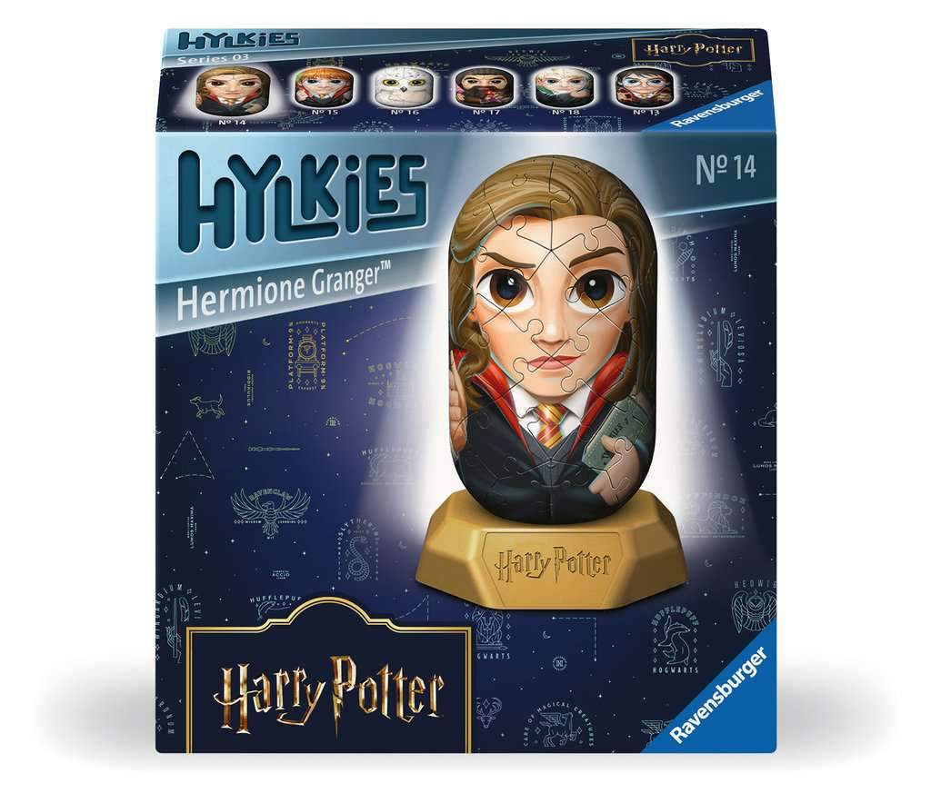 Voorkant verpakking Ravensburger Hylkies Hermione Granger 3D puzzel