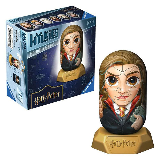 Ravensburger Hylkies Hermione Granger 3D puzzel doos met volledig opgebouwde capsulefiguur