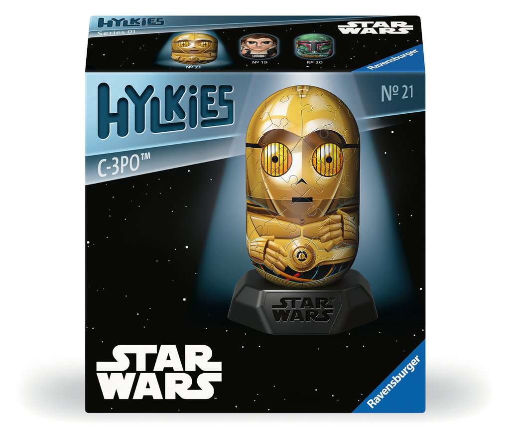 Voorkant doos Ravensburger Hylkies C-3PO 3D puzzel
