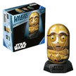 Ravensburger Hylkies C-3PO 3D puzzel met verpakking en opgebouwde Star Wars figuur