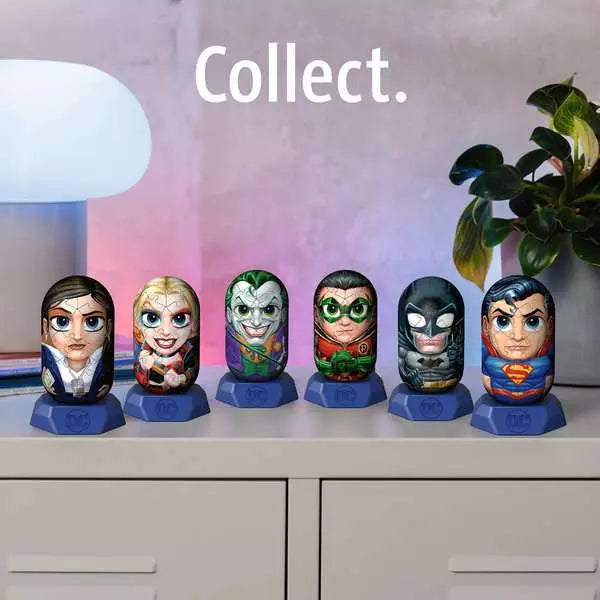 Collectie DC Comics Hylkies 3D puzzels volledig opgebouwd