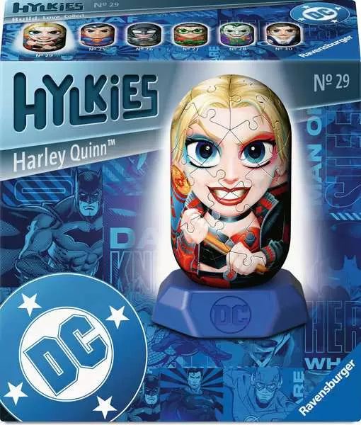 Detail van Harley Quinn Hylkies 3D puzzel doos