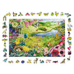 Voltooide houten puzzel met bloemen, vlinders en dieren – Ravensburger Wooden