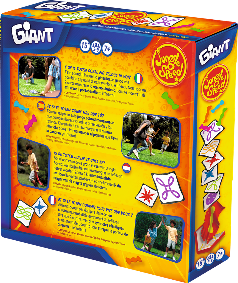 Jungle Speed Giant - buitenspel van Zygomatic, doos achterkant
