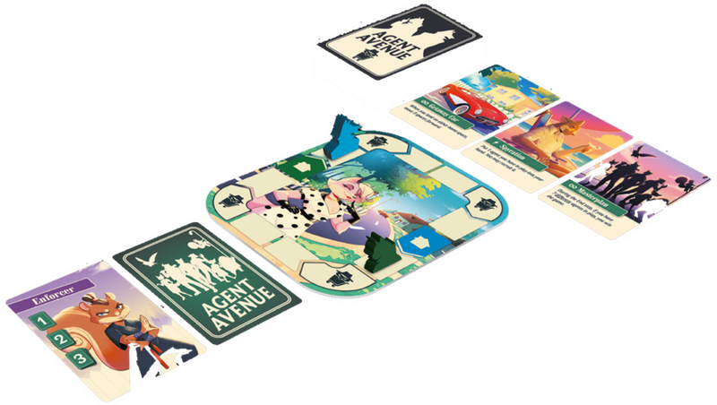 Agent Avenue - bordspel voor 2 spelers van Nerdlab