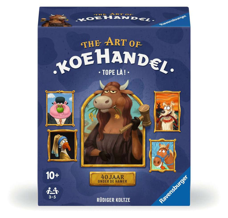 Koehandel - 40 jaar onder de hamer - kaartspel van Ravensburger, doos