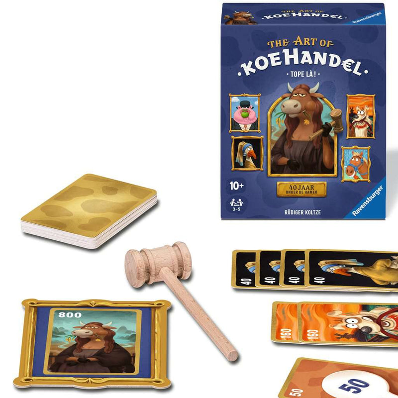 Koehandel - 40 jaar onder de hamer - kaartspel van Ravensburger