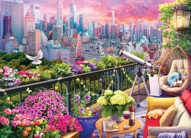 NY Rooftop Garden - Puzzel 1000 stukjes - Eurographics 6000-6161, print