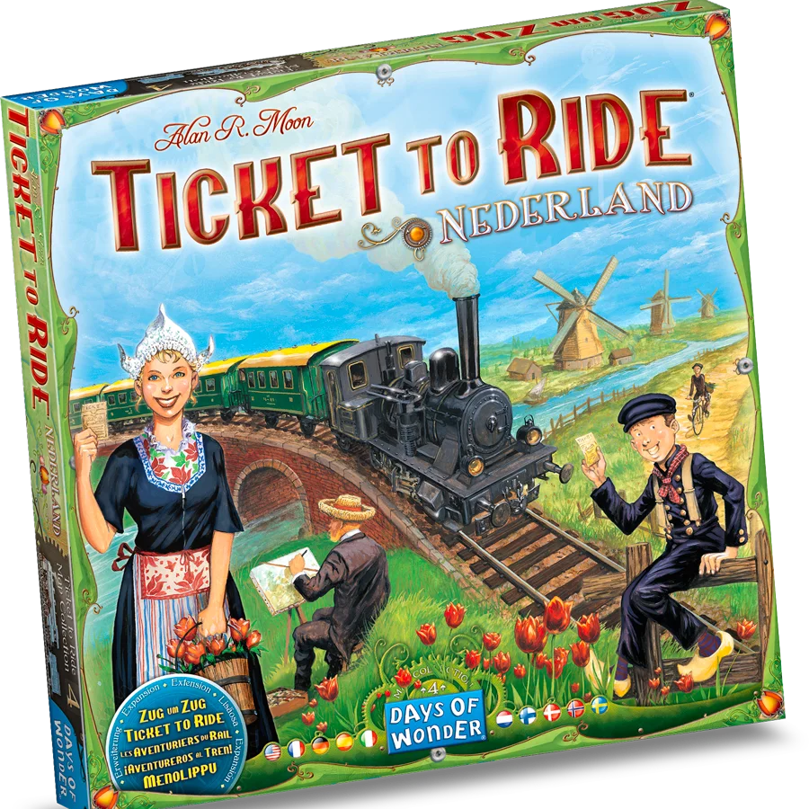 Ticket to Ride Nederland - uitbreiding, doos