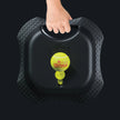 Hand tilt de verpakking van Swingball Pro Reflex Tennis Trainer op
