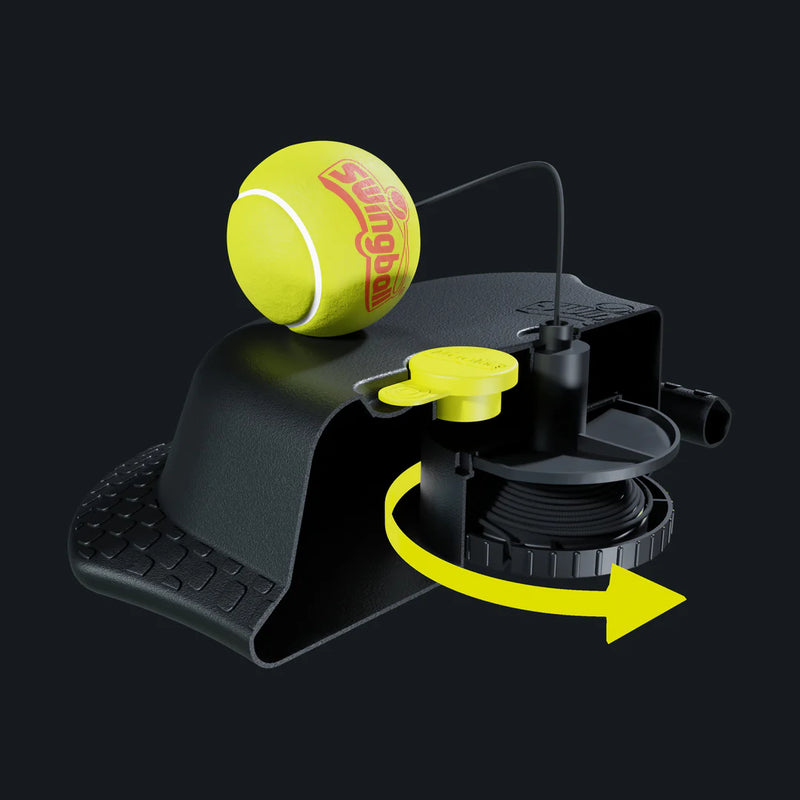 Tennisbal en platform van Swingball Pro Reflex trainer