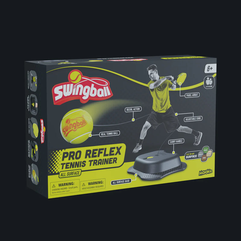 Verpakking van Swingball Pro Reflex Tennis Trainer set