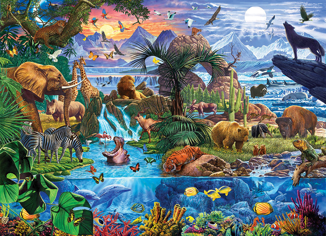 Animals of the World - Puzzel 5000 stukjes - Eurographics 8520-5881, print